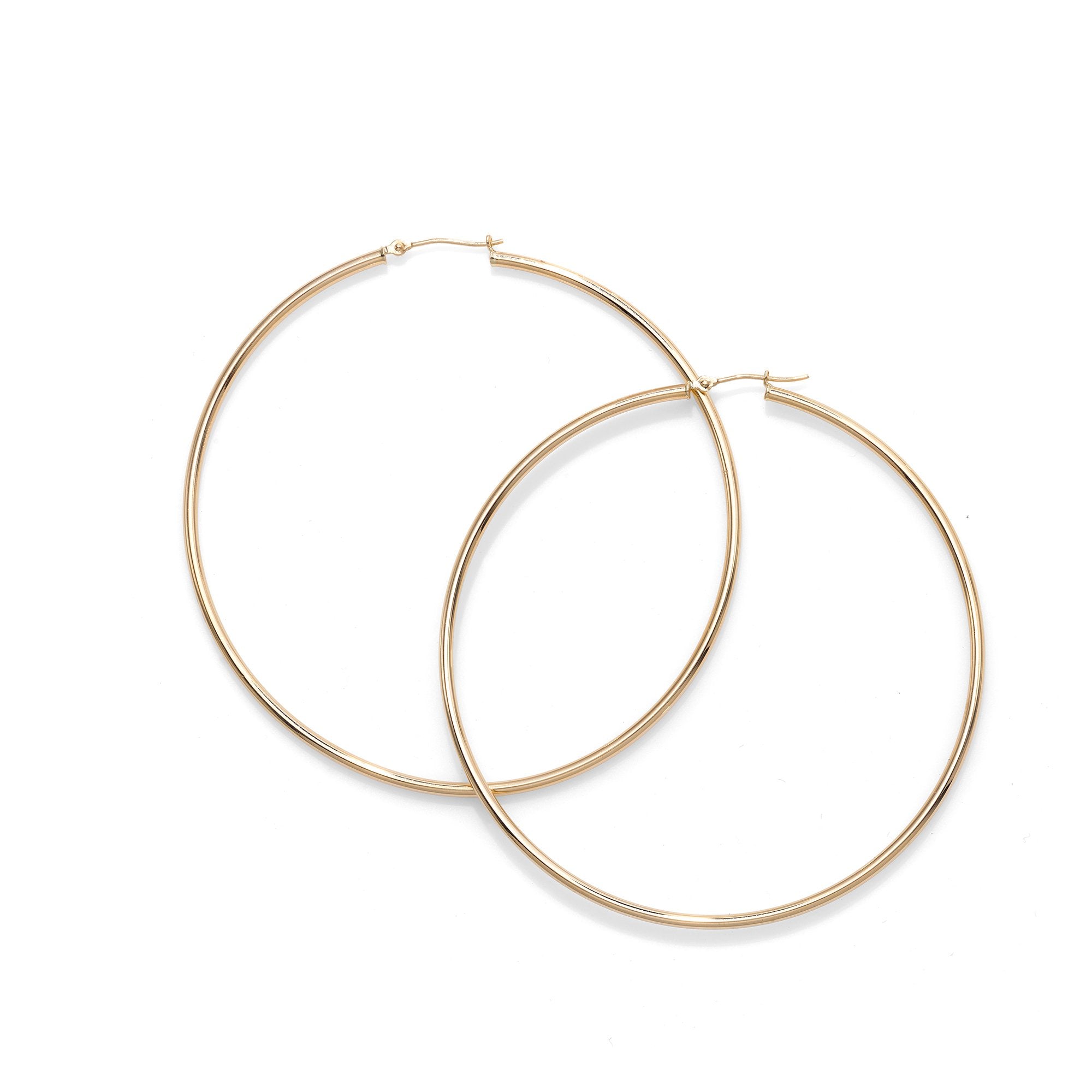 Hoop Earring with Hinged Clasp