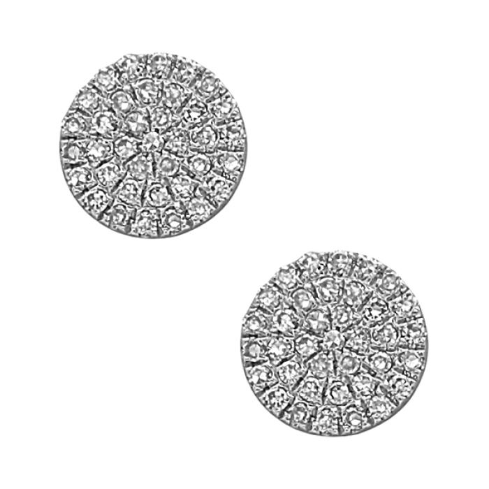 14K White Gold Earrings