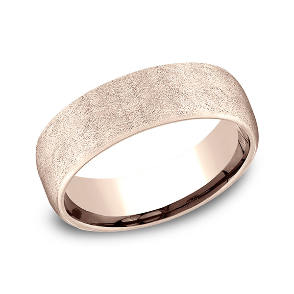 14K Rose Gold Men's Wedding Band - EUCF5650