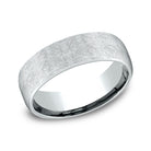 14K White Gold Men's Wedding Band - EUCF5650