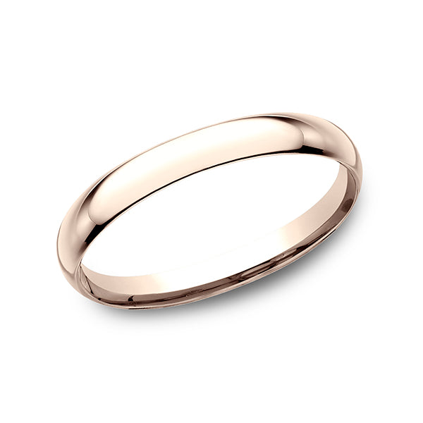 14K Rose Gold Men's Wedding Band - LCF120