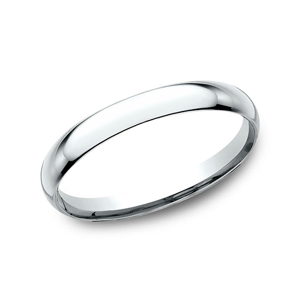 14K White Gold Men's Wedding Band - LCF120