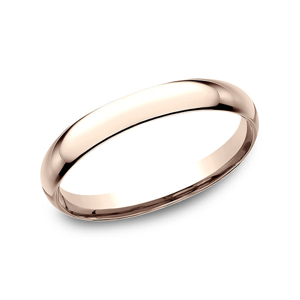 14K Rose Gold Men's Wedding Band - LCF125