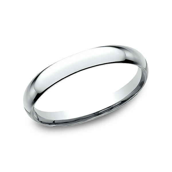 14K White Gold Men's Wedding Band - LCF125