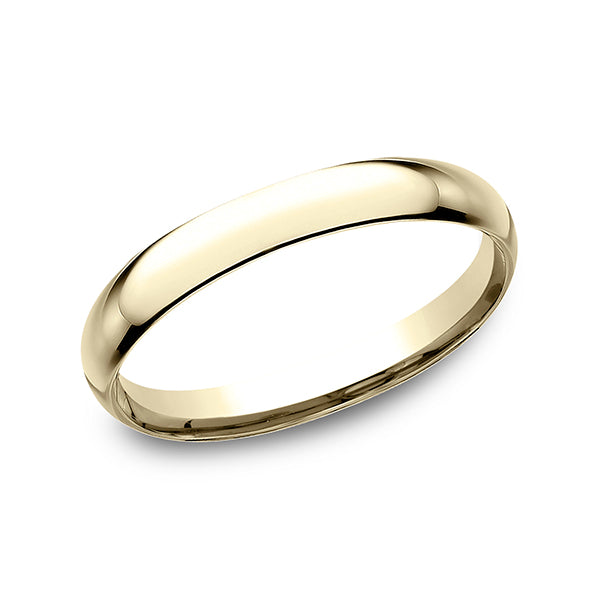 14K Yellow Gold Men's Wedding Band - LCF125