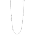 14kt white gold diamond 1/4ctw necklace