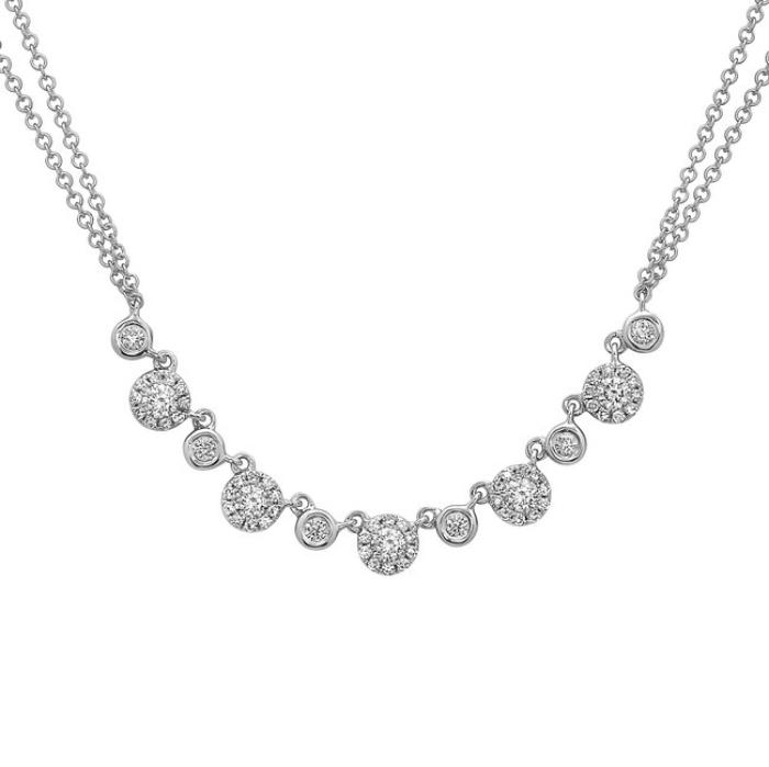 14K White Gold Necklace