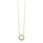 10kt yellow gold diamond 1/6ctw pendant