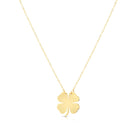 Clover Necklace with Spring Ring Clasp