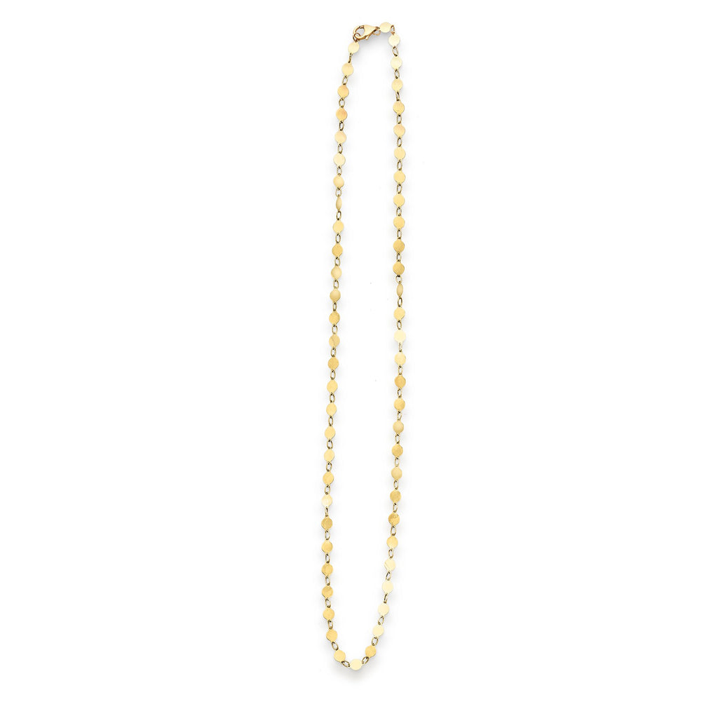 Polished Lariat Pebble Necklace with Lobster Clasp