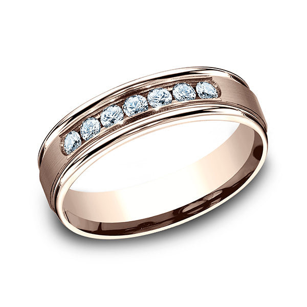 14K Rose Gold Men's Wedding Band - RECF516516