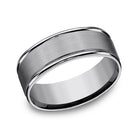 Tungsten Men's Wedding Band - RECF7802