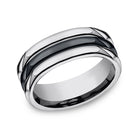 Tungsten Men's Wedding Band - RECF7886