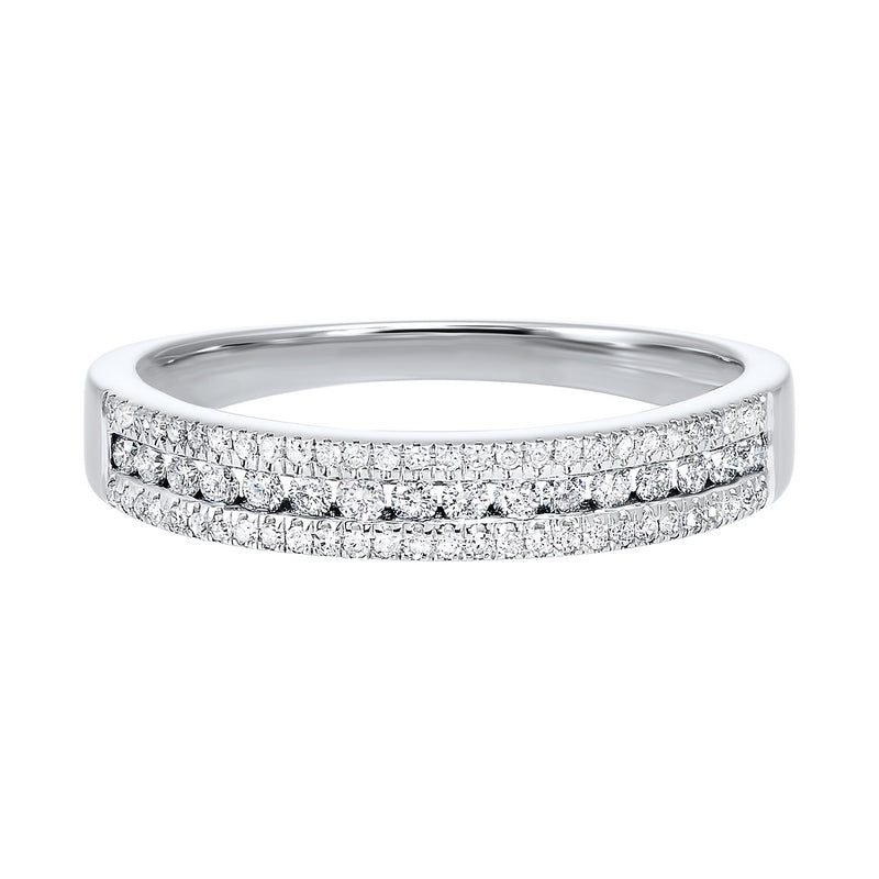 14kt white gold diamond 1/4ctw ring