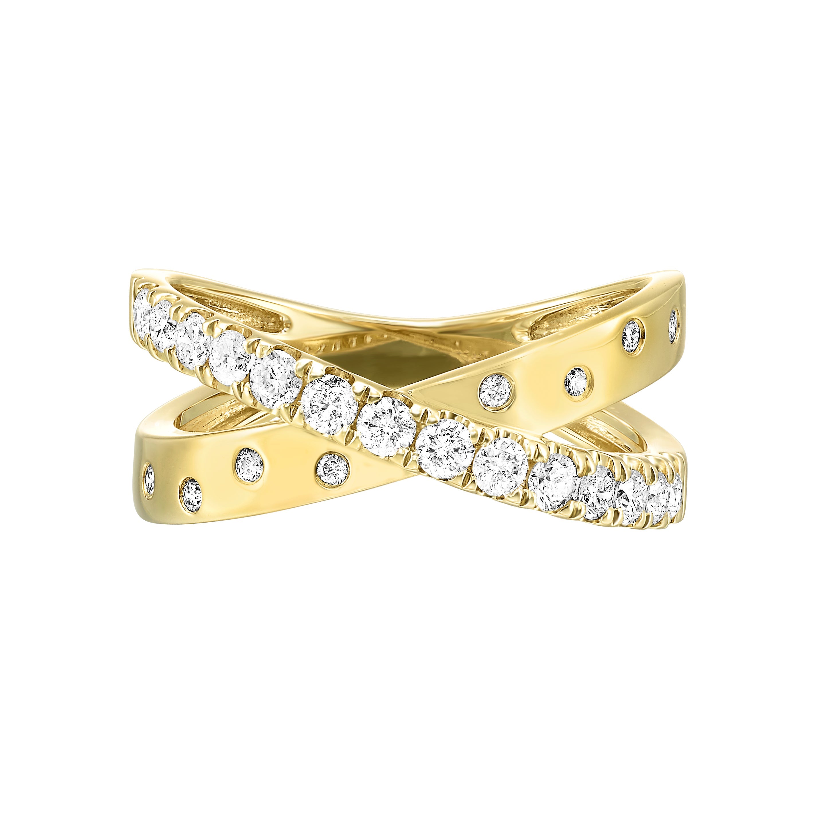 14kt yellow gold diamond 1/2ctw ring