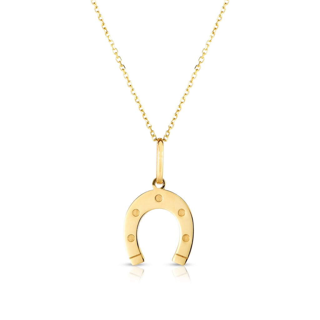 Polished Horseshoe Pendant