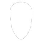 Diamond Cut Mariner Necklace with Lobster Clasp